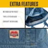 18L denim draagtas