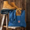 18L denim draagtas