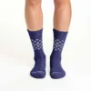 2-pack Fairisle-sokken voor dames van een middelzware synthetisch-wolmix