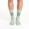 2-pack Fairisle-sokken voor dames van een middelzware synthetisch-wolmix