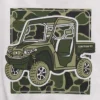 3-delige set voor jongens met camouflagevest, T-shirt met lange armstukken en broek (peuters)