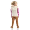 3-delige set voor meisjes met vest, bedrukt T-shirt en Leggings (peuters)