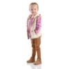 3-delige set voor meisjes met vest, bedrukt T-shirt en Leggings (peuters)