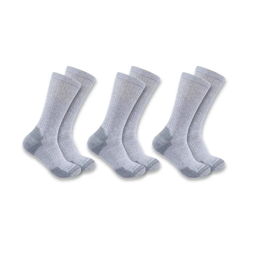 3-pack middelzware crew-sokken van katoenmix