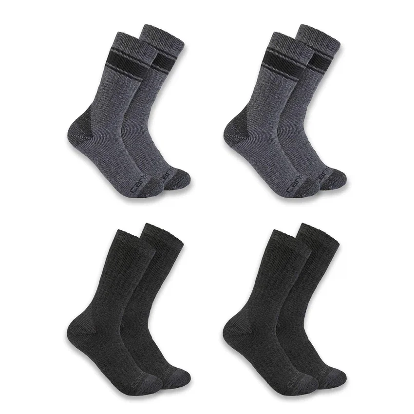 4-pack dikke enkelsokken