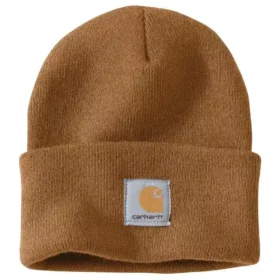 A18 gebreide muts met omgeslagen rand