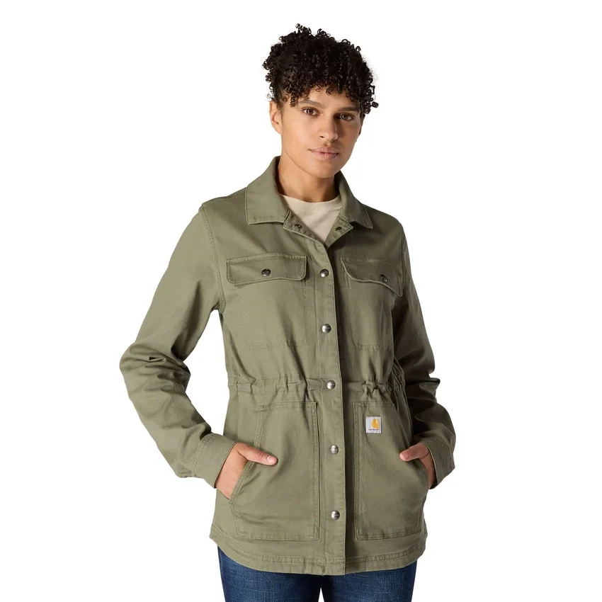 Ademende canvasjas voor dames van Tencel