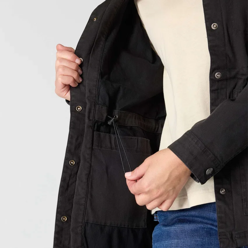 Ademende canvasjas voor dames van Tencel