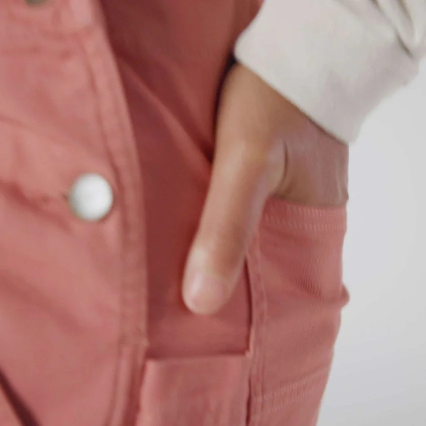 Ashland canvas-overall voor dames met losse pasvorm