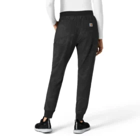 Bedrukte cargo-jogger-scrubbroek voor dames