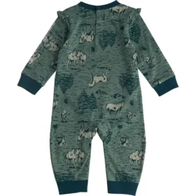Bedrukte overall met lange armstukken voor meisjes (baby)