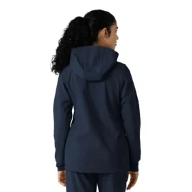 Bonded fleece-scrubhoodie voor dames