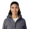 Bonded fleece-scrubhoodie voor dames