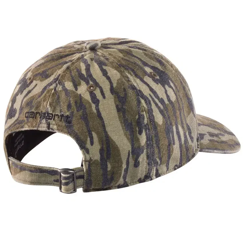 Canvas baseballpet in camouflageprint