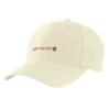 Canvas baseballpet met geborduurde afbeelding