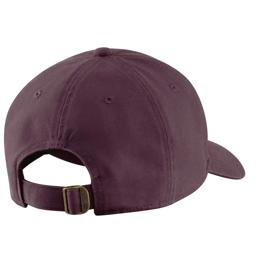 Canvas baseballpet met geborduurde afbeelding