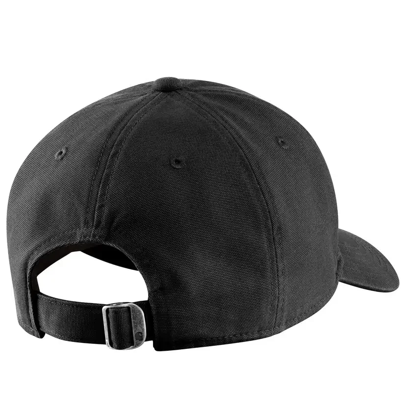 Canvas baseballpet met geborduurde afbeelding