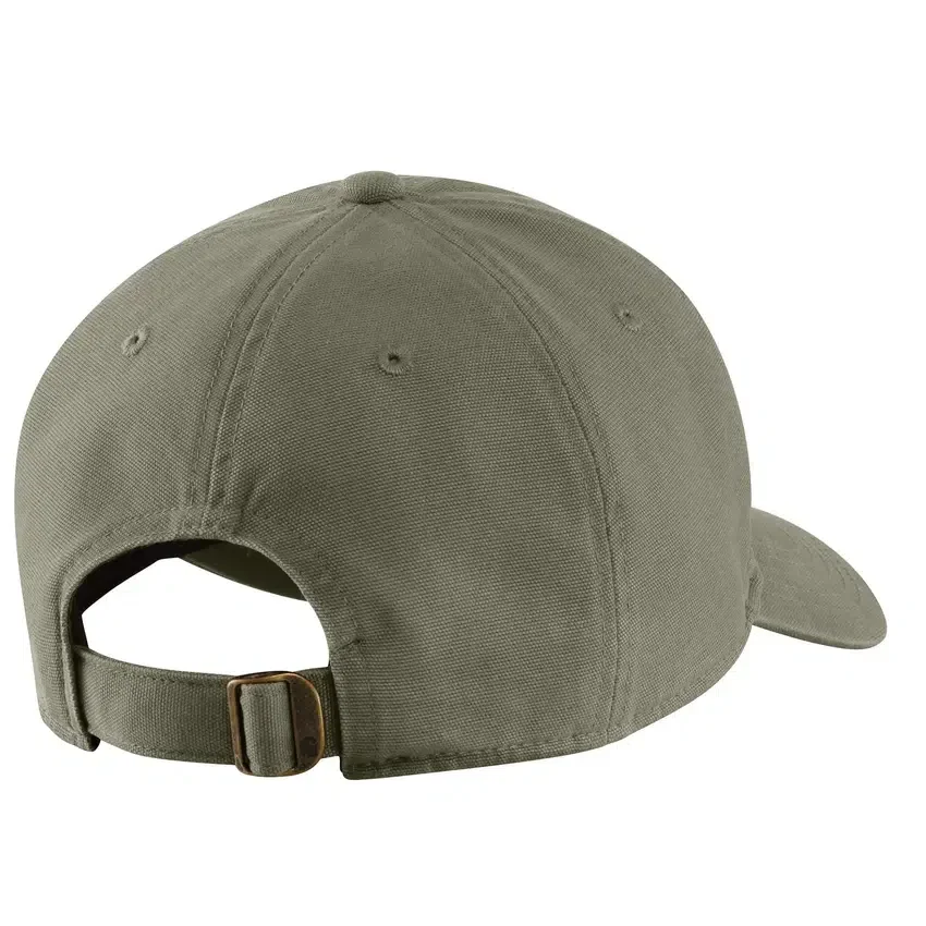 Canvas baseballpet met geborduurde afbeelding