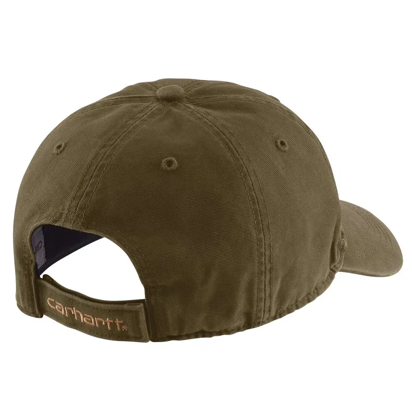 Canvas baseballpet met logo