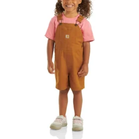 Canvas-shortall met losse pasvorm voor kinderen (baby’s/peuters)