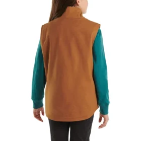 Canvas vest met sherpa-voering voor meisjes (kinderen/jeugd)