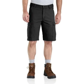 Cargo-short met relaxte pasvorm van 11" Rigby-canvas - werkshort