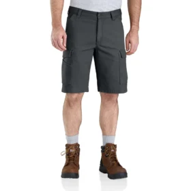 Cargo-short met relaxte pasvorm van 11" Rigby-canvas - werkshort