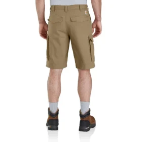 Cargo-short met relaxte pasvorm van 11″ Rigby-canvas – werkshort
