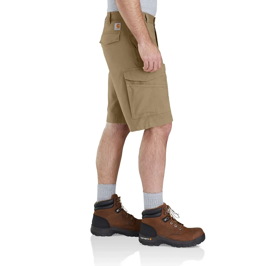 Cargo-short met relaxte pasvorm van 11" Rigby-canvas - werkshort