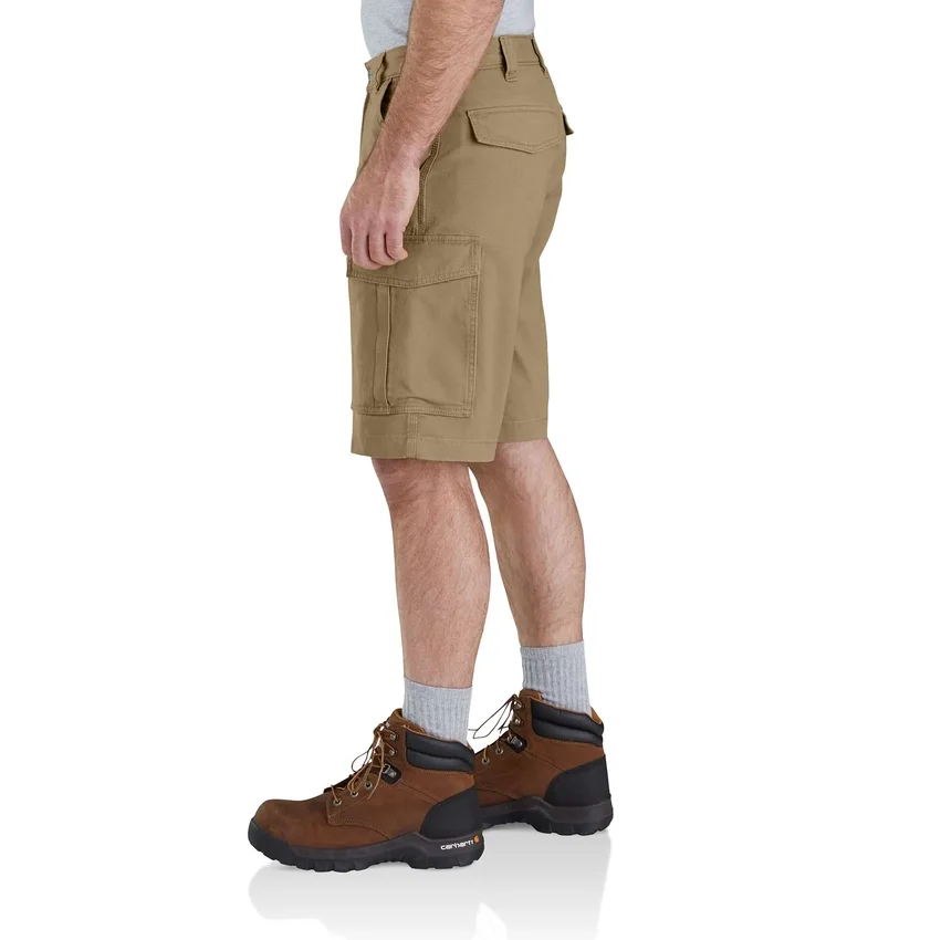 Cargo-short met relaxte pasvorm van 11" Rigby-canvas - werkshort