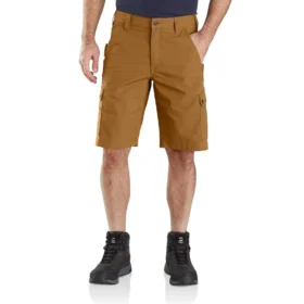 Cargoshort met relaxte pasvorm, 11" ripstop - werkshort