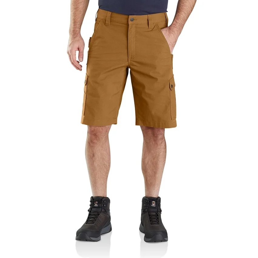 Cargoshort met relaxte pasvorm, 11" ripstop - werkshort