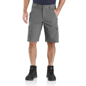 Cargoshort met relaxte pasvorm, 11" ripstop - werkshort