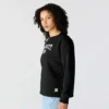 Carhartt 1889 grafisch sweatshirt met ronde hals voor dames, losse pasvorm, middelzwaar