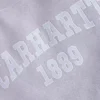 Carhartt 1889 grafisch sweatshirt met ronde hals voor dames, losse pasvorm, middelzwaar