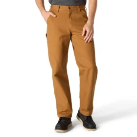 Carhartt B11 herenwerkbroek van gewassen duck, los en recht model