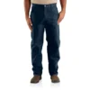 Carhartt B11 herenwerkbroek van gewassen duck, los en recht model