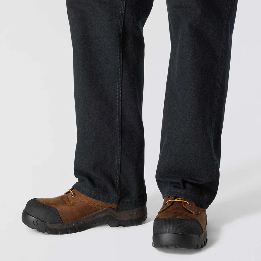 Carhartt B11 herenwerkbroek van gewassen duck, los en recht model
