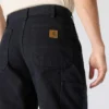 Carhartt B11 herenwerkbroek van gewassen duck, los en recht model