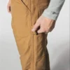 Carhartt B111 Heren loszittende, rechte, gewassen, gevoerde werkbroek van duck