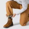 Carhartt B111 Heren loszittende, rechte, gewassen, gevoerde werkbroek van duck