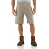 Carhartt B147 Heren katoenen canvas werkshort met losse pasvorm