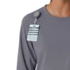 Carhartt Force Cross-Flex scrubtop met ronde hals en lange armstukken voor dames