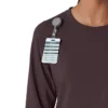Carhartt Force Cross-Flex scrubtop met ronde hals en lange armstukken voor dames