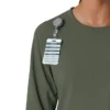 Carhartt Force Cross-Flex scrubtop met ronde hals en lange armstukken voor dames