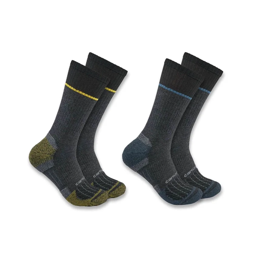 Carhartt Force® middelzware sokken met stalen neus, 2-pack