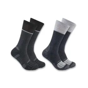 Carhartt Force® middelzware sokken met stalen neus, 2-pack