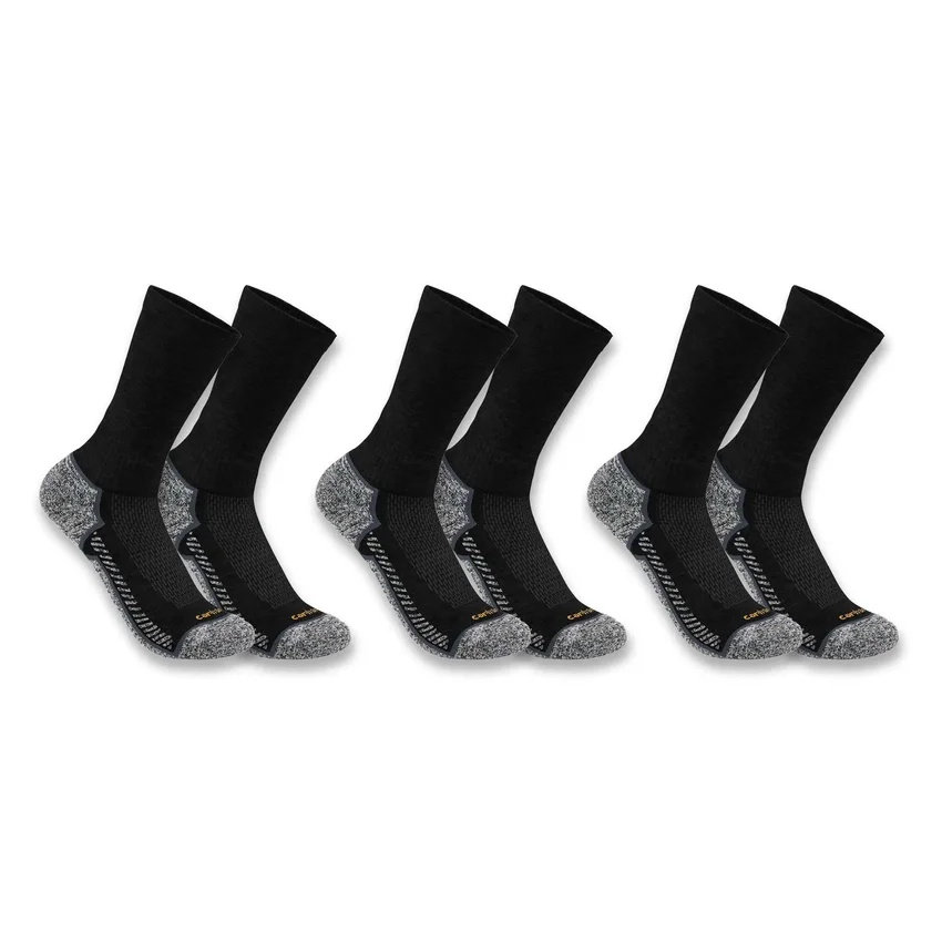 Carhartt Force® Midweight Crew-sokken, 3-pack