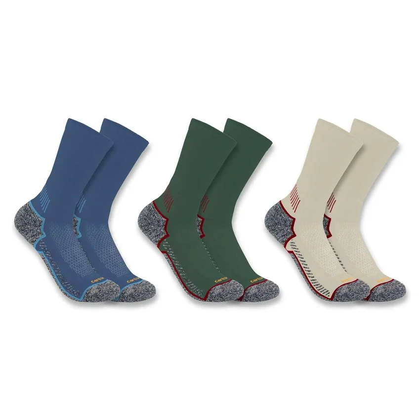 Carhartt Force® Midweight Crew-sokken, 3-pack