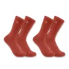 Carhartt Force® midweight crew-sokken voor dames, 2-pack